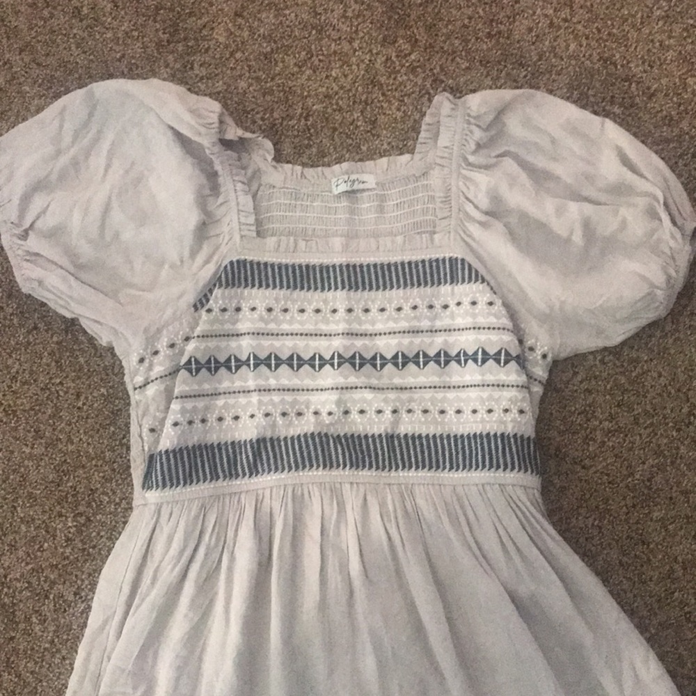 Beautiful Gray Flowy Dress
